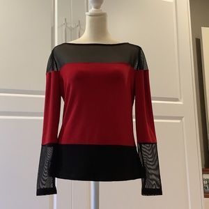 Joseph Ribkoff Size 10 Black and Red